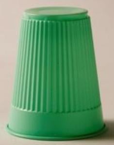 Tidi Products Tidi Drinking Cup 5 oz. Green Plastic Disposable - 9212