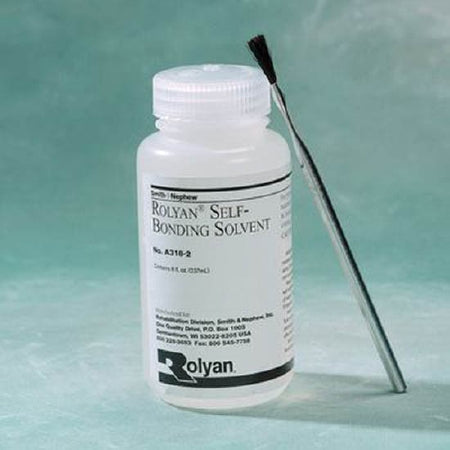 Patterson Medical Supply Rolyan Solvent 237 ml, Self bonding, with Brush Applicator, Container - A3182