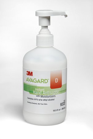 3M (9222) - Hand Sanitizer Antiseptic Gel Avagard D 500 mL - 61% Ethyl Alcohol