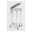 Blickman Industries Hamper Laundry Stainless Steel 19-5/8X36" Silver 1/Ea - 096211800P