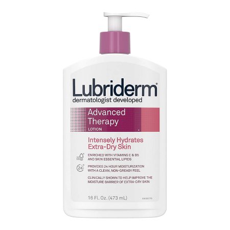 Lubriderm Advanced Therapy - Hand and Body Moisturizer 16 oz. Pump Bottle Scented Lotion - 05280048234