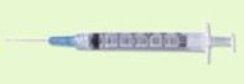 Becton Dickinson Luer-Lok General Purpose Syringe 3 mL Bulk Pack Luer Lock Tip Without Safety - 301073
