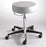 McKesson McKesson Exam Stool Backless Pneumatic Height Adjustment 5 Casters Black - 81-11001US393
