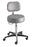McKesson McKesson Exam Stool Backrest Pneumatic Height Adjustment 5 Casters Putty - 81-11001BUS403