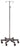 McKesson - Infusion Pump Stand Floor Stand 4-Hook 6-Leg, 3 Inch Rubber Wheel, Ball-Bearing Casters, 26 Inch Diameter Epoxy-Coated Steel Base - 81-43409
