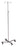 McKesson McKesson IV Stand Floor Stand 4-Hook 4-Leg, Rubber Wheel, Ball-Bearing Casters, 22 Inch Epoxy-Coated Steel Base - 81-43406