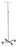 McKesson - IV Stand Floor Stand 4-Hook 4-Leg, Rubber Wheel, Ball-Bearing Casters, 22 Inch Epoxy-Coated Steel Base - 81-43406