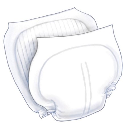 Cardinal Wings Incontinence Liner 24 Inch Length Moderate Absorbency Polymer One Size Fits Most Unisex Disposable - 6596B22-