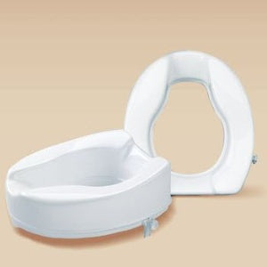 Patterson Medical Supply Patterson Medical Raised Toilet Seat 4 Inch Height White 420 lbs. Weight Capacity - AA2114