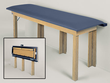 Hausmann Wall Folding Treatment/Changing Table - 72" x 24" x 31", - 4075