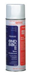 Diversey End Bac II - Surface Disinfectant Quaternary Based Aerosol Spray Liquid 15 oz. Can Unscented NonSterile - DVO04832