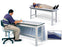 Hausmann Combination Treatment/Work Table/Desk - 72" x 24" x 32". - 4082