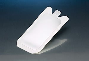 Symmetry Surgical Aaron Bovie Grounding Pad Solid, Tabs, White - A1202
