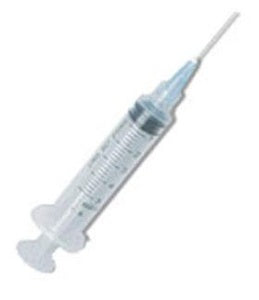 AirTite Products ExelInt Syringe with Hypodermic Needle 6 mL 22 Gauge 1-1/2 Inch Detachable Needle Without Safety - 26211