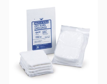 Medical Action - Burn Dressing Mesh Gauze 50-Ply 18 X 18 Inch Square Sterile - 12-918-28