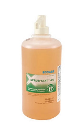 Ecolab Endure 400 Scrub-Stat 4 Surgical Scrub 1 gal. Bottle 4% CHG (Chlorhexidine Gluconate) - 6030466