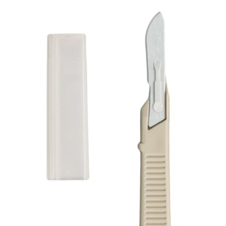 Medicut - Scalpel No. 10 Stainless Steel / Plastic Classic Grip Handle Sterile Disposable - 4110
