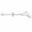 Avanos Medical Sales LLC MIC Bolus Gastrostomy Feeding Tube 22 Fr. Silicone Sterile - 0110-22