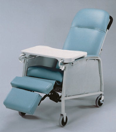 Graham-Field Lumex Multi-Position Recliner Blue Ridge Vinyl Upholstered Two 4 Inch Swivel Casters and Two 4 Inch Fixed Front Wheels Two 4 Inch Swivel Casters and Two 4 Inch Fixed Front Wheels - 574G427