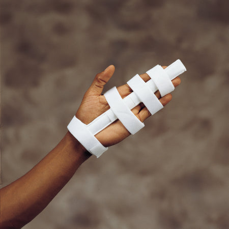 Deroyal - Finger Splint DeRoyal Large Hook and Loop Closure White - 9166-03