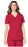 Landau Uniforms - Scrub Shirt X-Large Red 2 Pockets Short Sleeve Female - 4143TRMSTXLG