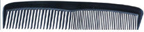 New World Imports Comb 5 Inch Black Plastic - C-5