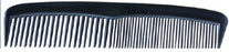 New World Imports - Comb 5 Inch Black Plastic - C5