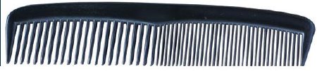 New World Imports - Comb 5 Inch Black Plastic - C5