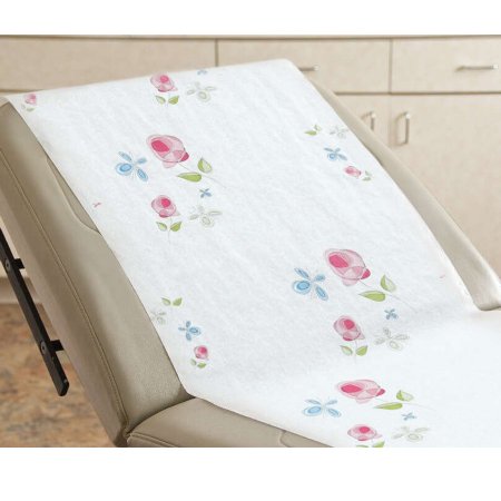 Rose Garden - Table Paper 21 Inch Width White Smooth - 46845