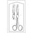 Sklar Econo Operating Scissors 5-1/2 Inch Length Floor Grade Stainless Steel Sterile Finger Ring Handle Straight Sharp/Blunt - 96-2521