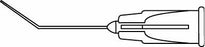 Visitec - Nucleus Hydrodissector Pearce 0.50 X 22 mm Length Angled 35° 8 mm from End - 585037