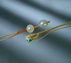 Bard Davis Foley Catheter 20 cc Meatal / 30 cc Bladder Balloon 14 Fr. Hydrogel Coated Latex - 0187L