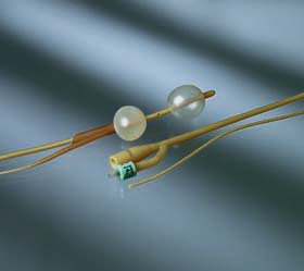 Bardex Lubricath - Foley Catheter Diagnostic, Specialty, Davis Model Round Tip 20 cc Meatal, 30 cc Bladder Balloon 14 Fr. Hydrogel Coated Latex - 0187L