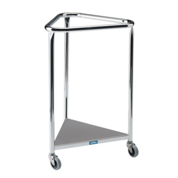 Pedigo Products. Hamper Linen Powder Coated Steel Triangular 35X78-5/8" Silver Ea - P-121