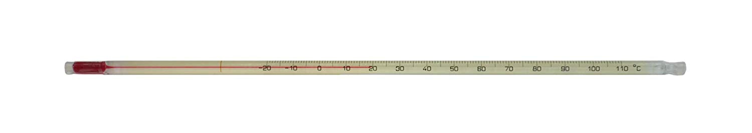 Thermco - Liquid-in-Glass Thermometer Celsius 0° to 80°C Partial Immersion Does Not Require Power - ACC641SSC