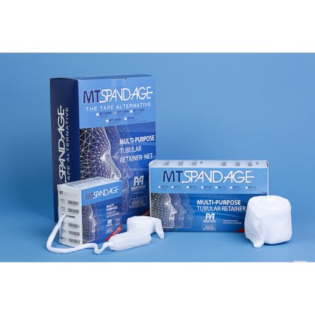 MT Spandage - Elastic Net Retainer Dressing Tubular Elastic 30 Yard Size 6 White Large Head / Shoulder / Thigh NonSterile - MT06