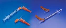 Needle-Pro - Hypodermic Needle Hinged Safety Needle 18 Gauge 1-1/2 Inch Length Regular Wall - 4280