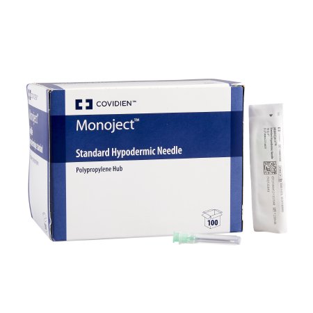 Monoject SoftPack - Hypodermic Needle NonSafety 18 Gauge 1 Inch Length Regular Wall - 1188818100