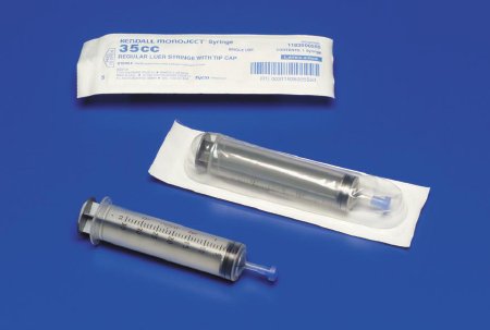 Cardinal Monoject General Purpose Syringe 35 mL Blister Pack Luer Lock Tip Without Safety - 1183500777