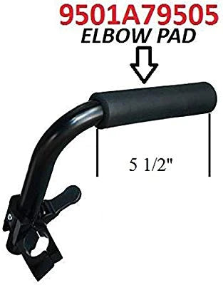 Drive Medical - Wheelchair Elbow Pad For 795 Duet Transport Wheelchair Rollator Walker - 9501A79505