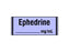 Shamrock Scientific Pre-Printed Label Anesthesia Label EPHEDRINE / _____ mg / mL Violet 1/2 X 500 Inch - SA-282