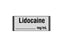 Shamrock - Drug Label Anesthesia Label LIDOCAINE / _____ mg / mL Gray 1/2 X 1 Inch - SA-300