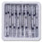 SafetyGlide - Allergy Tray 1 mL 27 Gauge 1/2 Inch Regular Wall Sliding Safety Needle - 305950