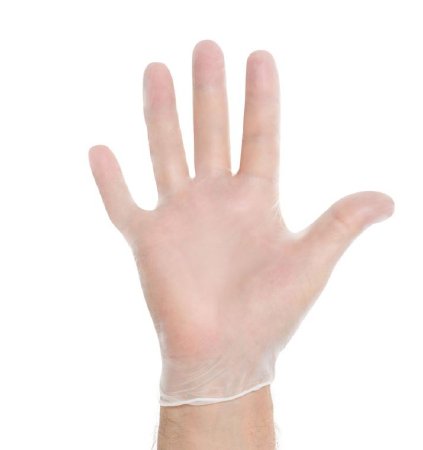 Halyard - Exam Glove Small NonSterile Vinyl Standard Cuff Length Smooth Clear Not Chemo Approved - 55031