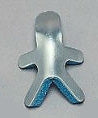 Brownmed Plastalume Finger Splint Frog Blue foam Small - 10801