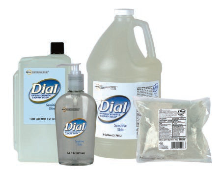 Dial Professional for Sensitive Skin - Antimicrobial Soap Liquid 1,000 mL Refill Bottle Floral Scent - DIA82839