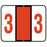 Tabbies Tab Products & Smead Compatible Numeric Label Rolls, 1"H x 1-1/4"W, 500 Per Roll