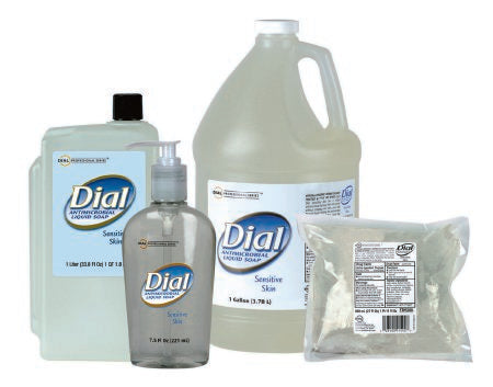 Dial Professional for Sensitive Skin - Antimicrobial Soap Liquid 7.5 oz. Pump Bottle Floral Scent - DIA82834