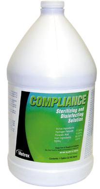 Metrex Research Compliance Surface Disinfectant Cleaner Peroxide Based Liquid 1 gal. Jug Acidic Scent - 219421