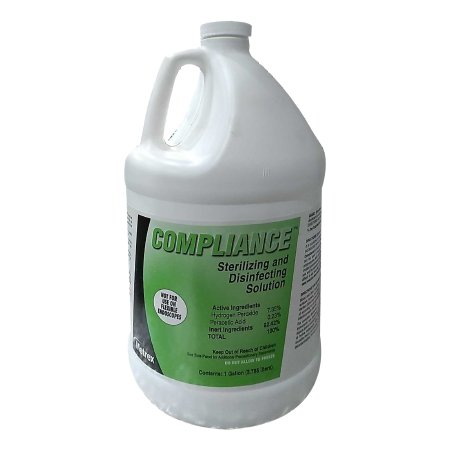 Compliance - Surface Disinfectant Cleaner Peroxide Based Manual Pour Liquid 1 gal. Jug Acidic Scent NonSterile - 10-2500